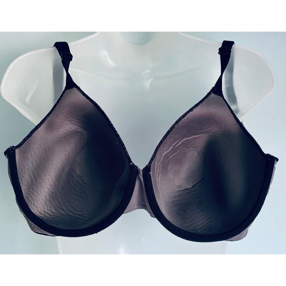Bali Bra 38D Black and Gray Lightly Lined - Picture 6 of 9